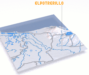 3d view of El Potrerillo