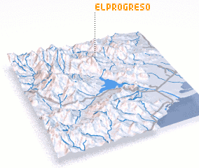 3d view of El Progreso