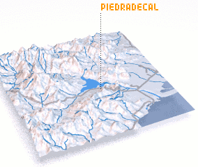 3d view of Piedra de Cal