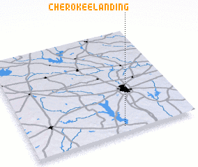 3d view of Cherokee Landing