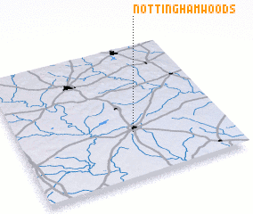 3d view of Nottingham Woods