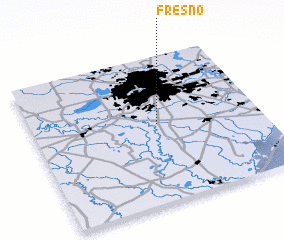 3d view of Fresno