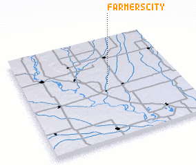 3d view of Farmers City