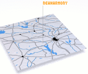 3d view of New Harmony