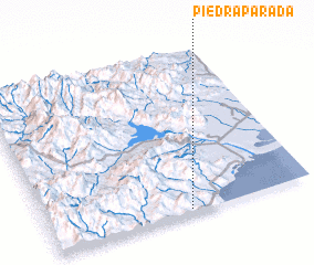 3d view of Piedra Parada