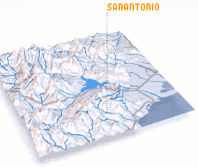 3d view of San Antonio