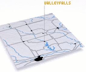 3d view of Valley Falls