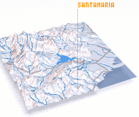 3d view of Santa María