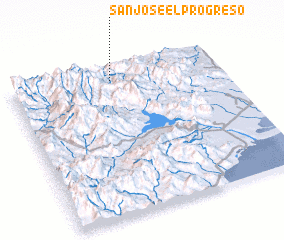 3d view of San José El Progreso