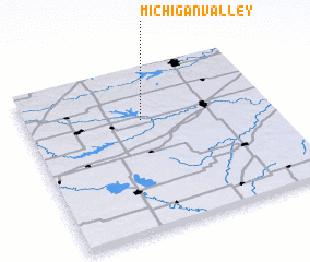 3d view of Michigan Valley