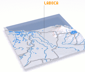 3d view of La Boca