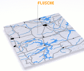 3d view of Flusche