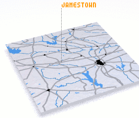 3d view of Jamestown