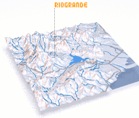 3d view of Río Grande