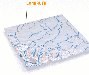 3d view of Loma Alta
