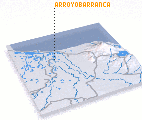 3d view of Arroyo Barranca