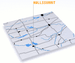 3d view of Halls Summit