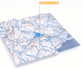 3d view of Río Grande