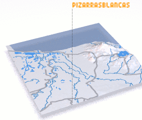 3d view of Pizarras Blancas