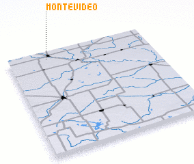 3d view of Montevideo