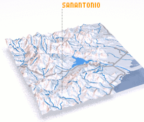 3d view of San Antonio