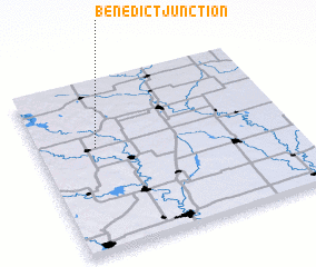 3d view of Benedict Junction