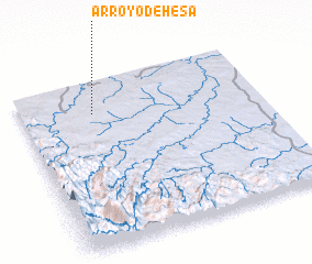 3d view of Arroyo Dehesa