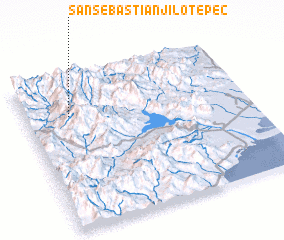 3d view of San Sebastián Jilotepec