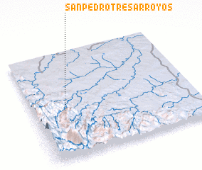 3d view of San Pedro Tres Arroyos