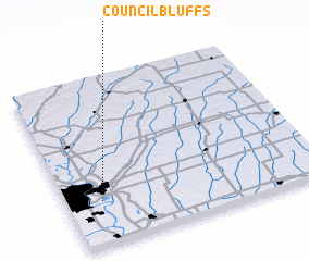 3d view of Council Bluffs