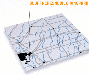 3d view of Bluff Acres Mobile Home Park