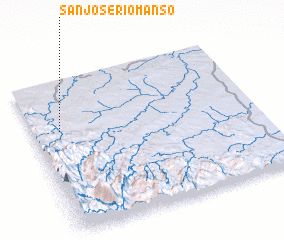 3d view of San José Río Manso