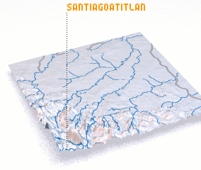 3d view of Santiago Atitlán