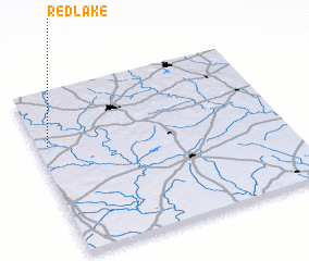 3d view of Red Lake