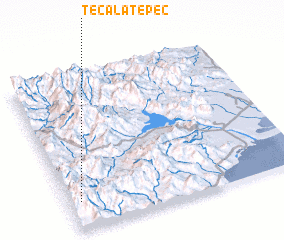 3d view of Tecalatepec