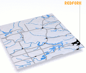 3d view of Red Fork