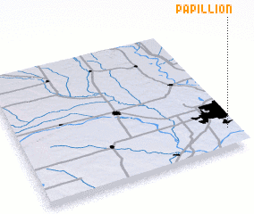 3d view of Papillion