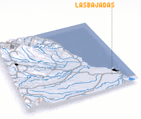 3d view of Las Bajadas