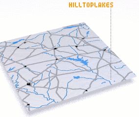 3d view of Hilltop Lakes