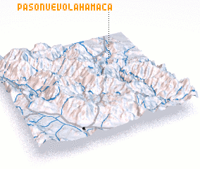 3d view of Paso Nuevo La Hamaca