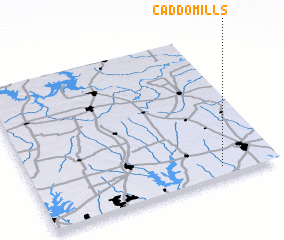3d view of Caddo Mills
