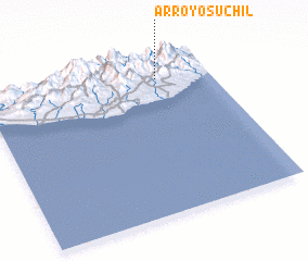 3d view of Arroyo Súchil