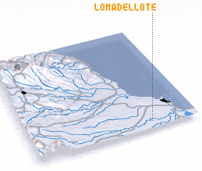 3d view of Loma del Lote