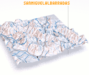 3d view of San Miguel Albarradas