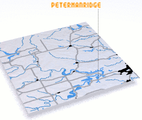 3d view of Peterman Ridge