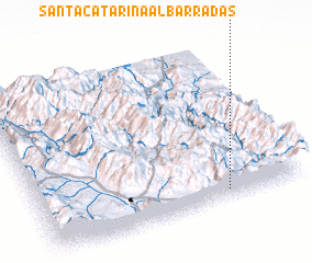3d view of Santa Catarina Albarradas