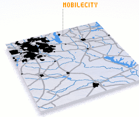 3d view of Mobile City