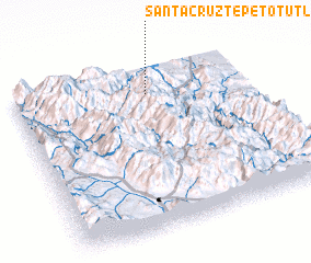 3d view of Santa Cruz Tepetotutla