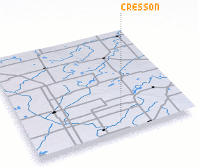 3d view of Cresson