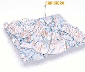 3d view of San Isidro